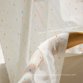 Children's Bedroom Decoration Embroidered Sheer Curtain